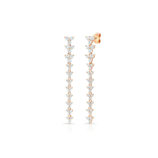 Trio Diamond Drop Earring