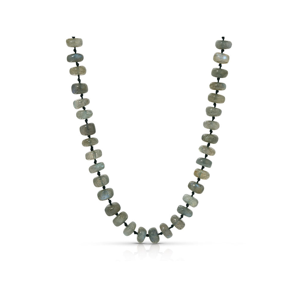 14k Rose Gold Labradorite Necklace