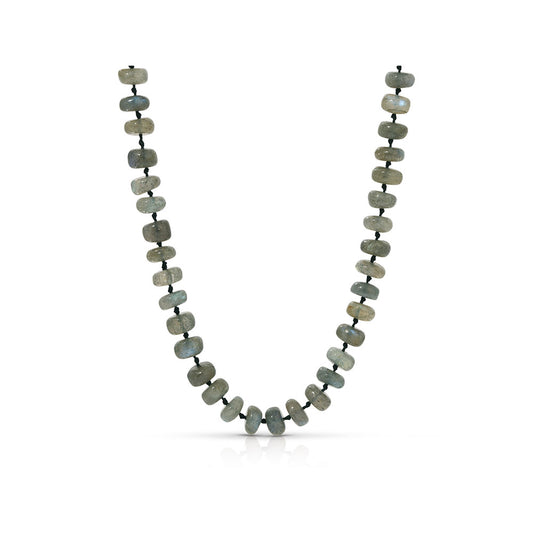 14k Rose Gold Labradorite Necklace