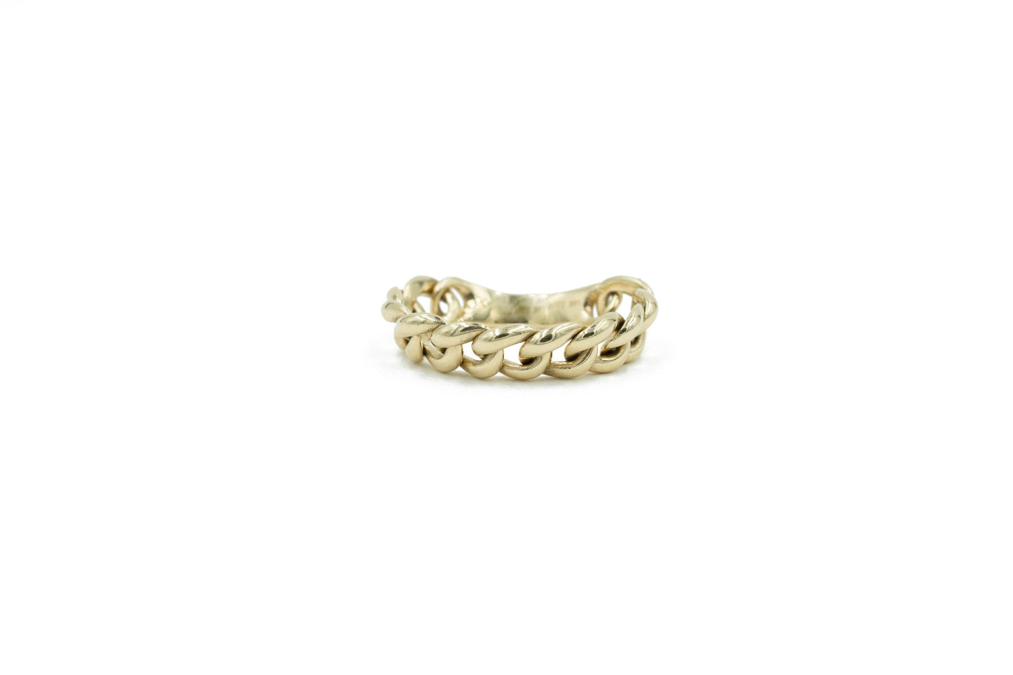 14KT Yellow Gold Chain Link Ring